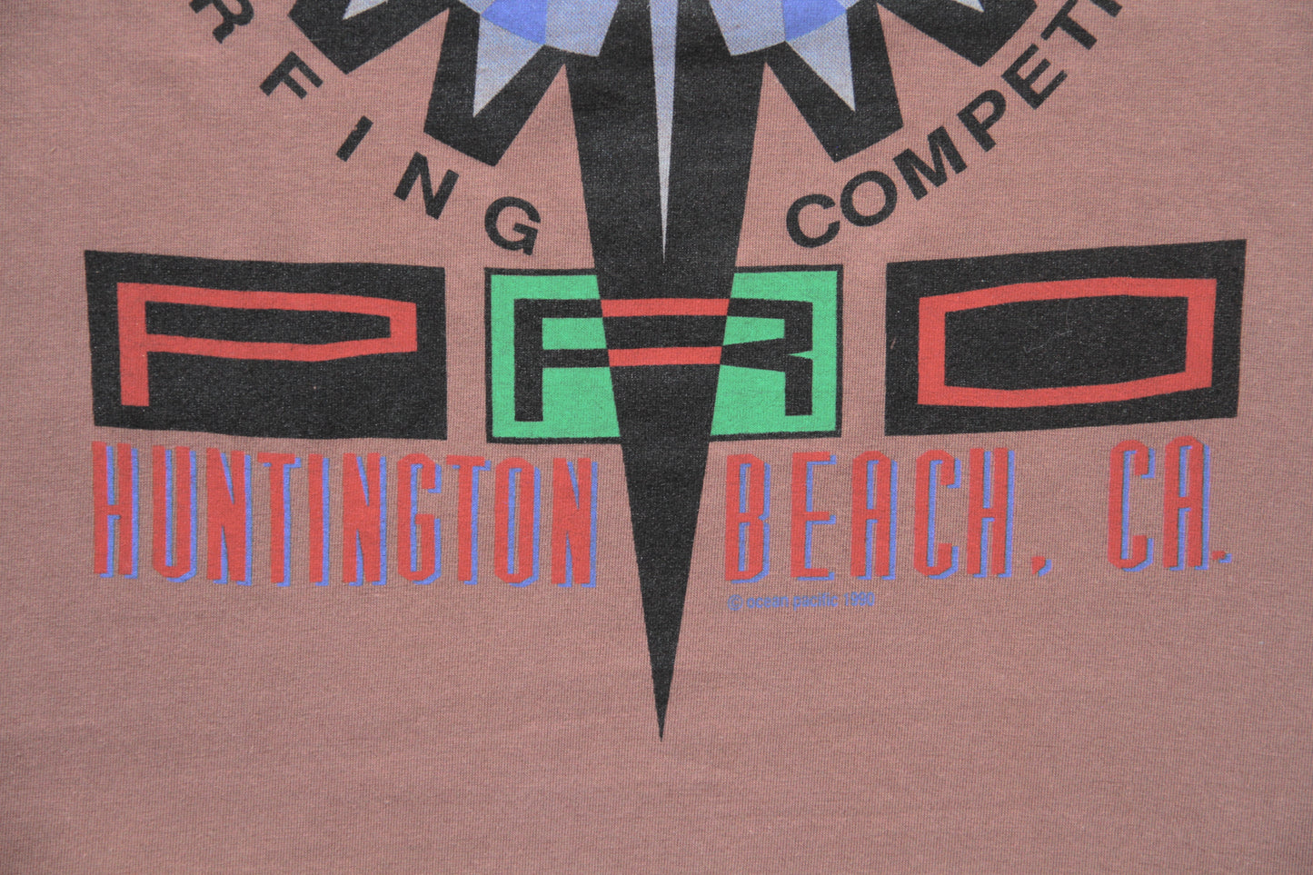 Ocean Pacific OP Pro Huntington Beach 1990 Vintage T-Shirt
