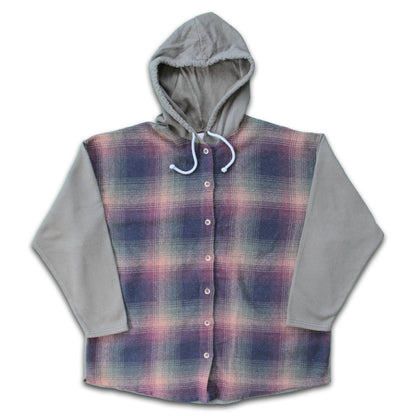Parafine Vintage Flannel Hooded Shirt
