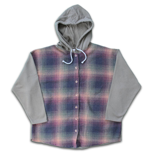 Parafine Vintage Flannel Hooded Shirt