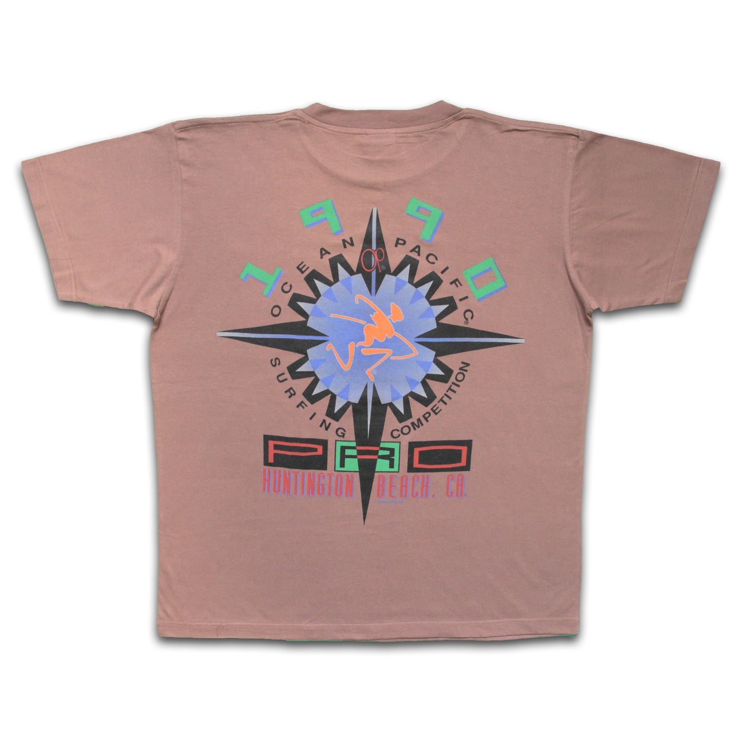 Ocean Pacific OP Pro Huntington Beach 1990 Vintage T-Shirt