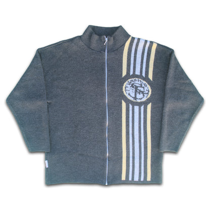 Harlem Vintage Knit Zipper Sweater