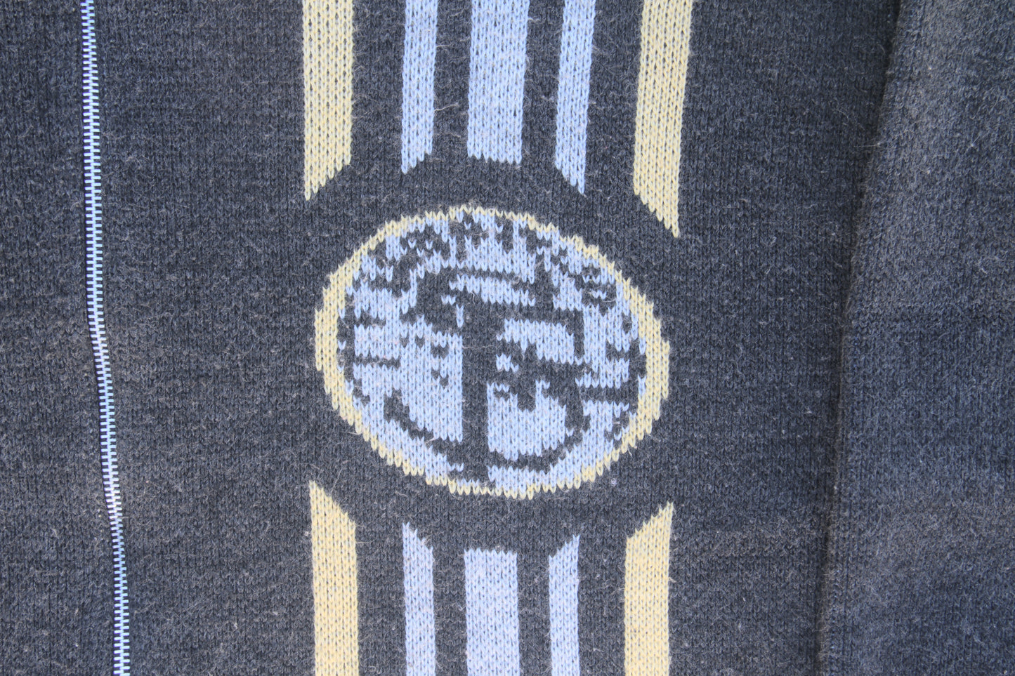 Harlem Vintage Knit Zipper Sweater