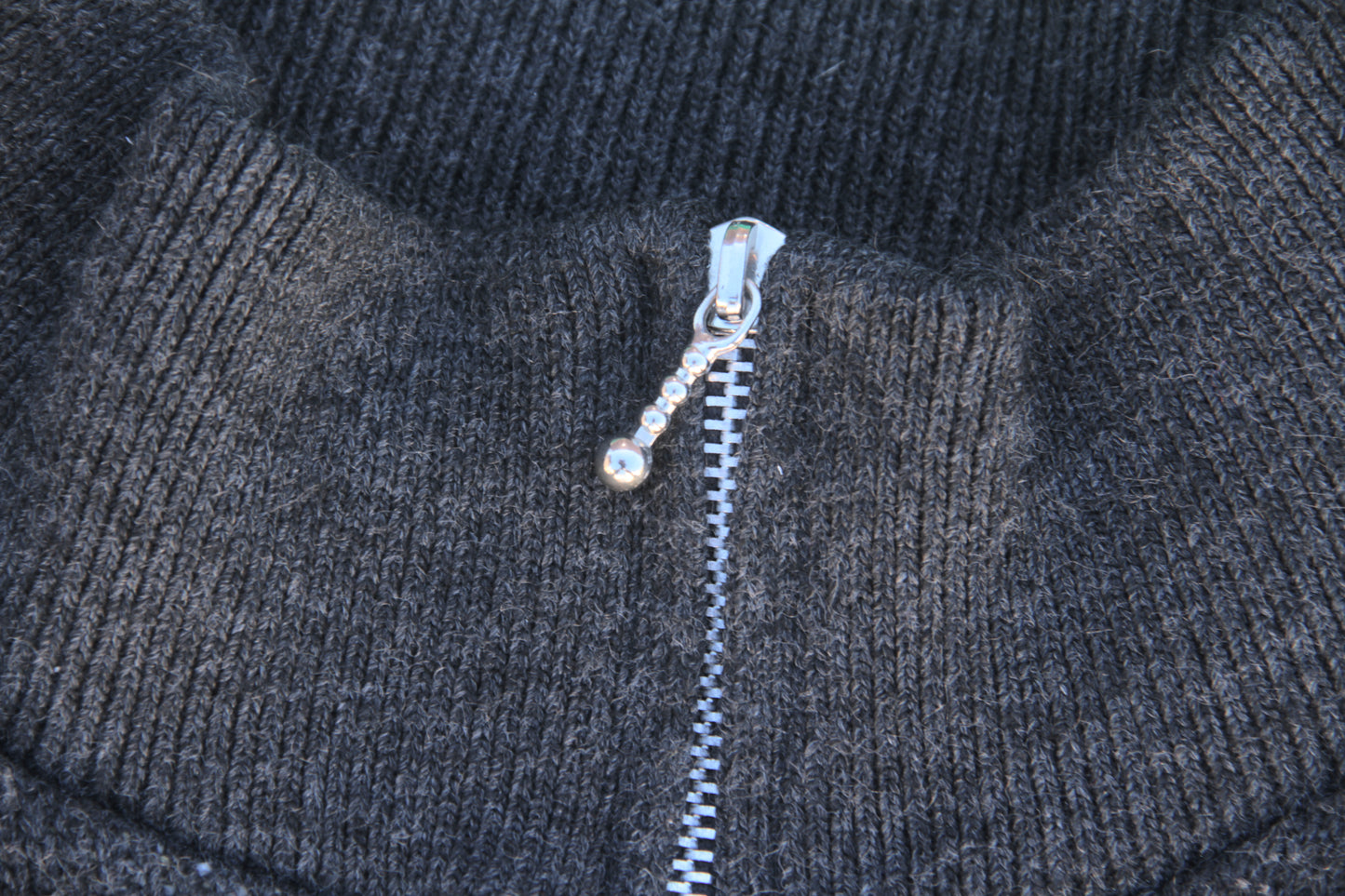 Harlem Vintage Knit Zipper Sweater
