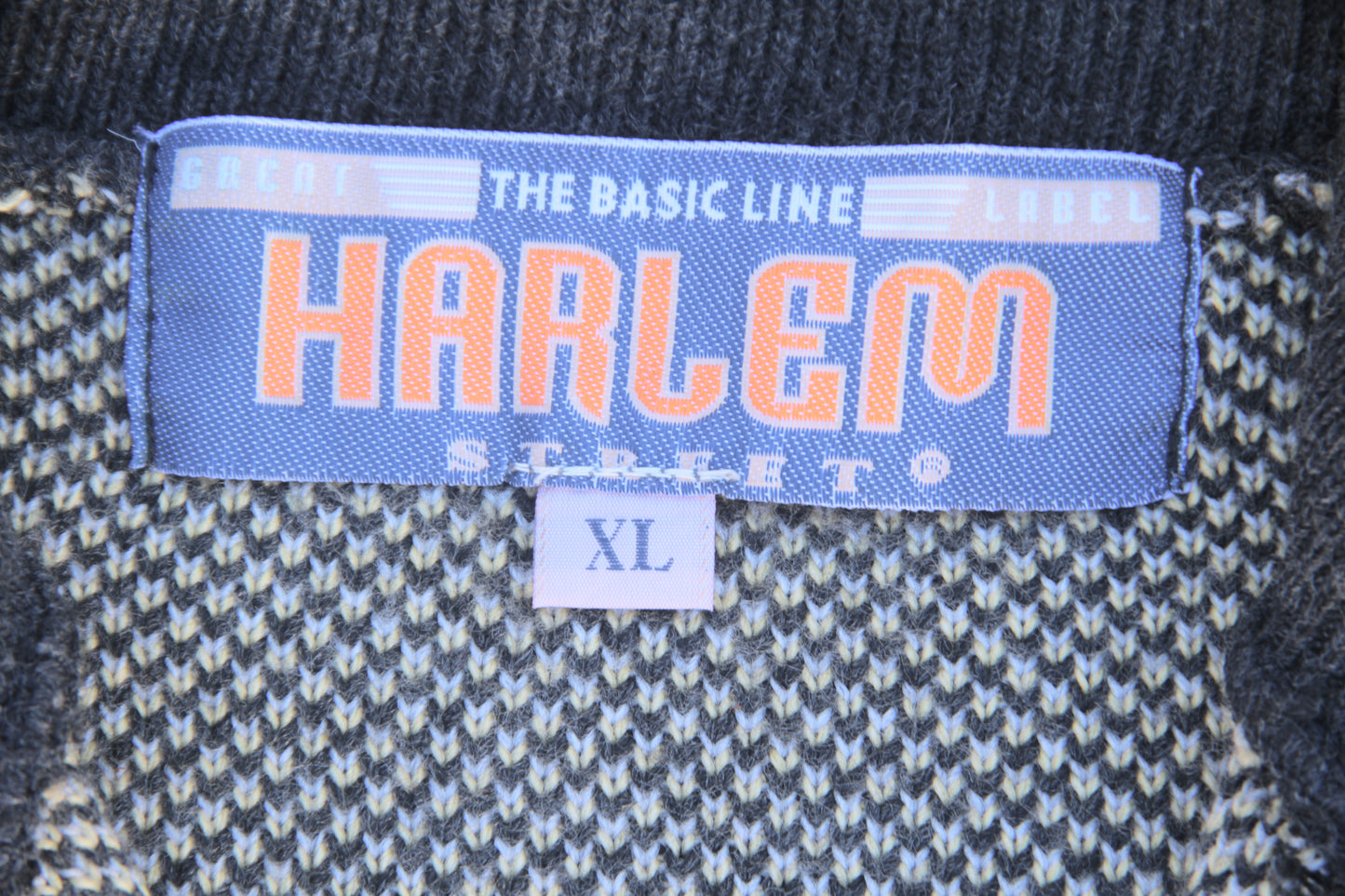 Harlem Vintage Knit Zipper Sweater