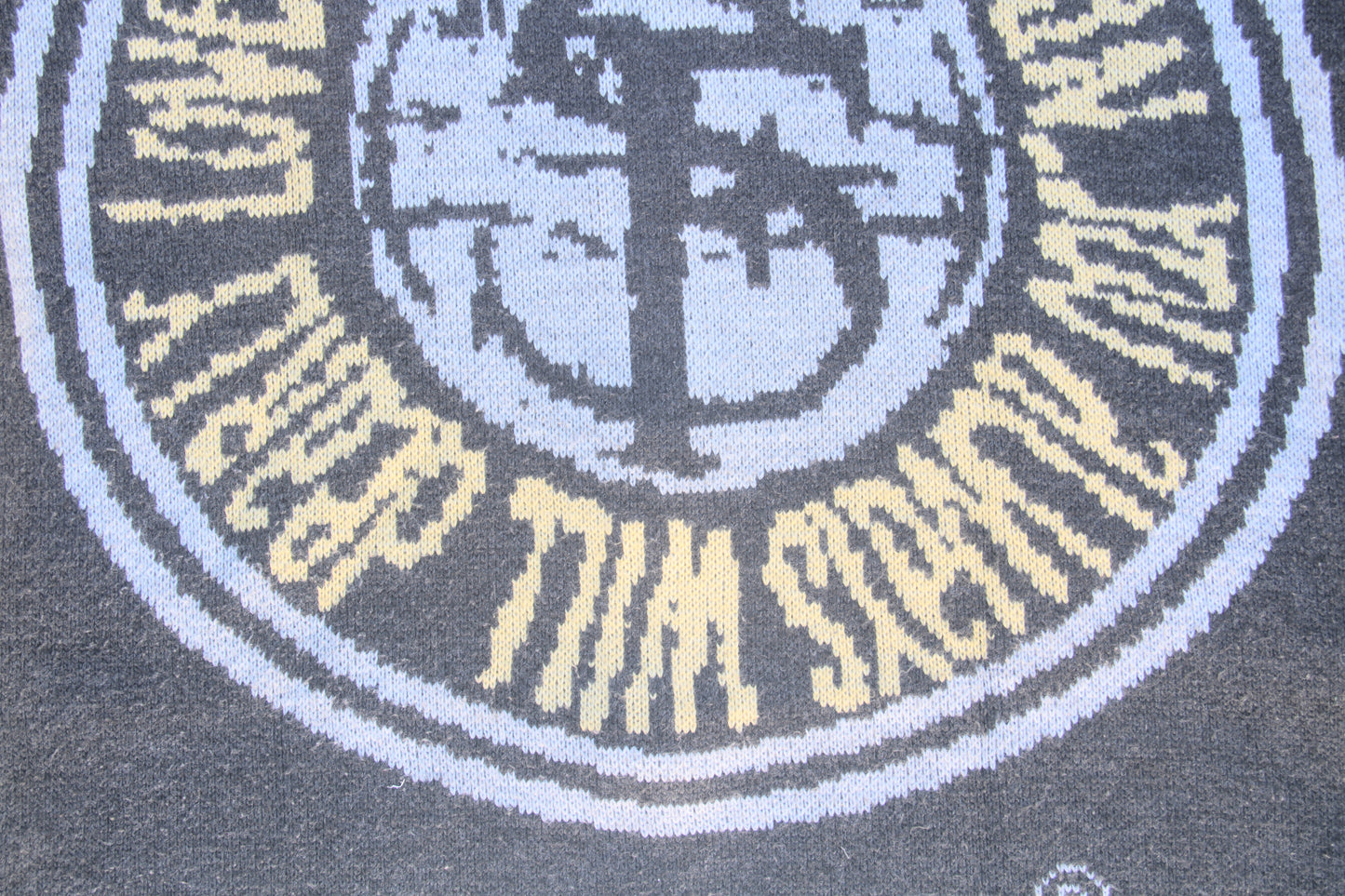 Harlem Vintage Knit Zipper Sweater