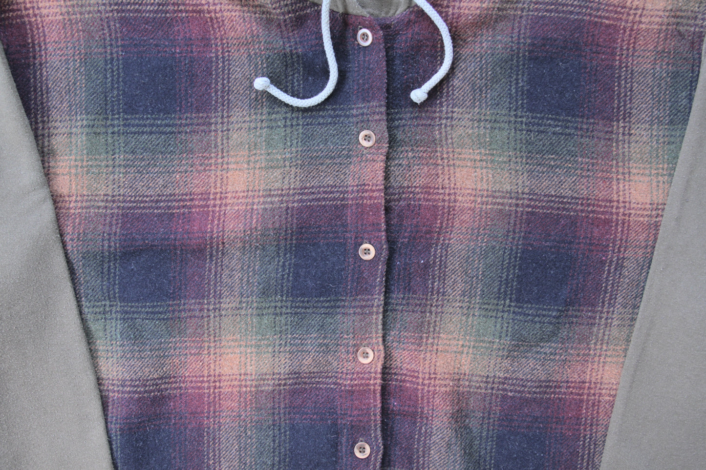 Parafine Vintage Flannel Hooded Shirt