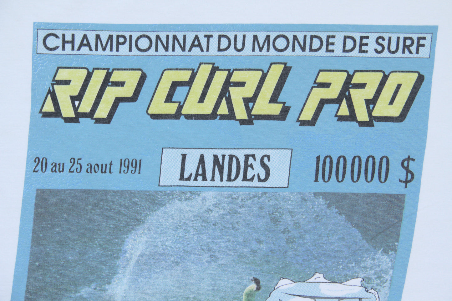 Rip Curl Pro Landes 1991 Vintage T-Shirt