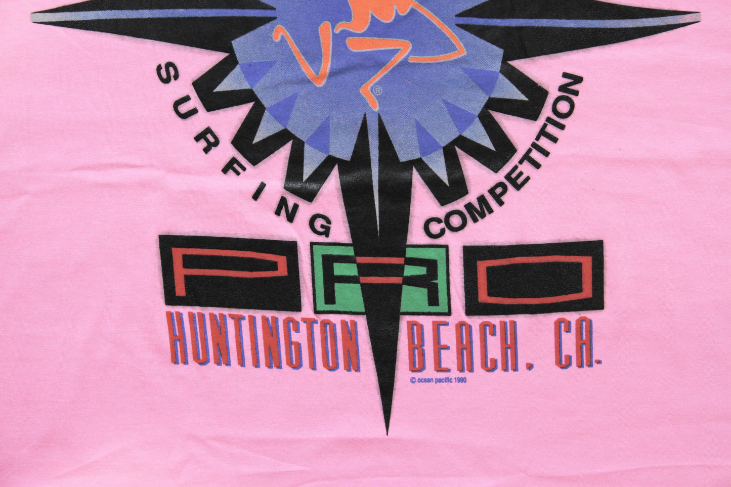 Ocean Pacific OP Pro Huntington Beach 1990 Vintage T-Shirt